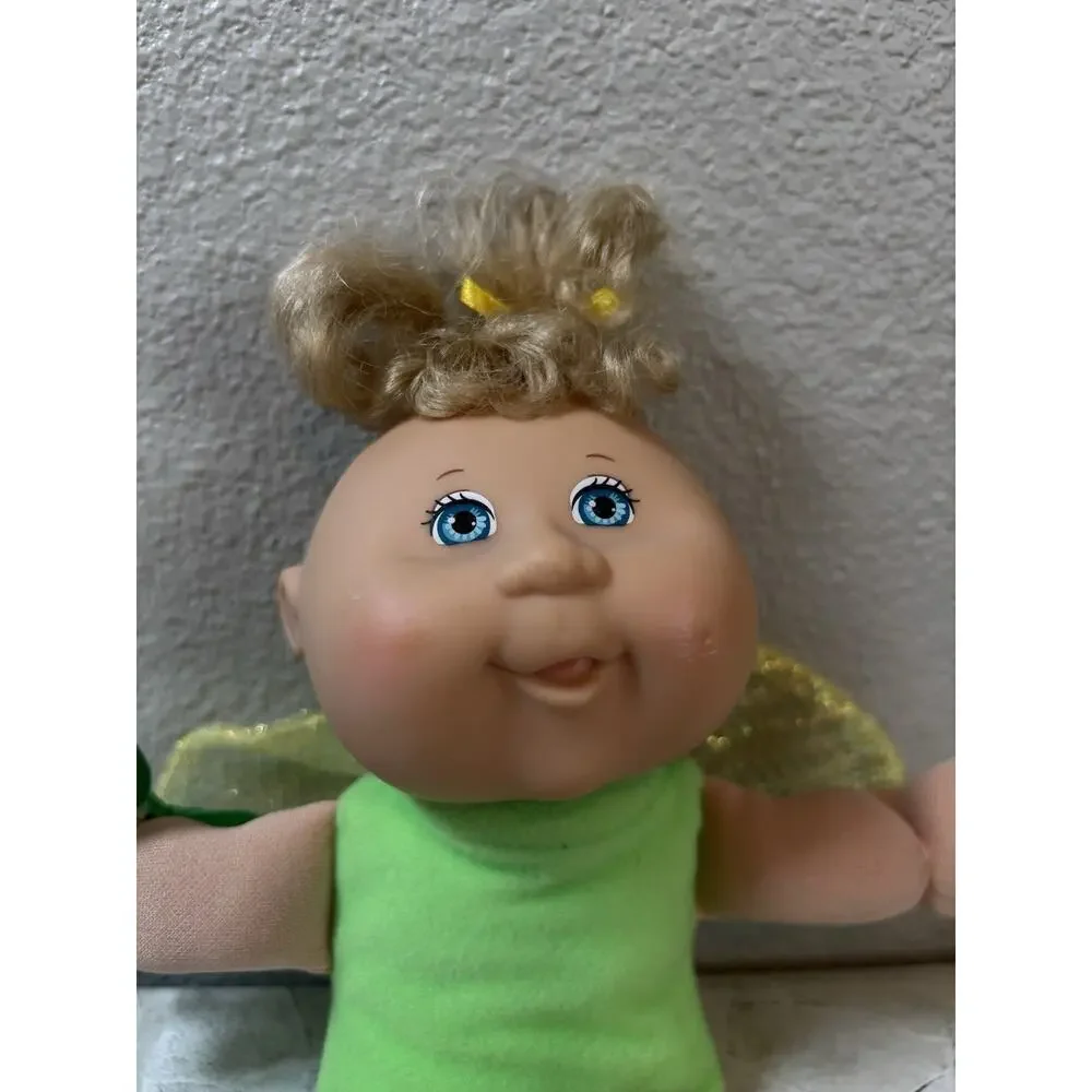 Cabbage Patch Garden Fairies Xavier‎ Roberts CPK Blonde Blue Eyes Yellow Wings